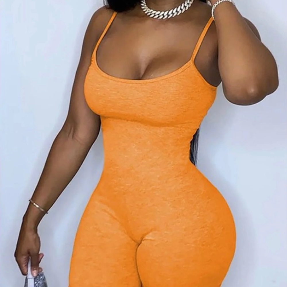 Must Go Sale!! Spaghetti Strap Biker Romper